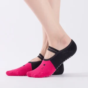 New Sports Yoga Socks Slipper Women Anti Slip Cotton Ladies Pilates Socks Ballet Heel Protector Professiona Yoga Dance Socks