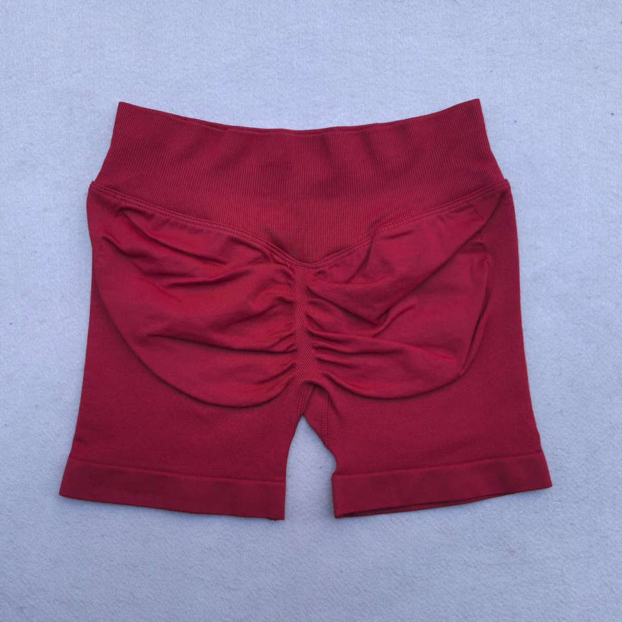 New Sports Shorts Women Low Waist Seamless Yoga Shorts Scrunch Bum Gym Shorts Workout Biker Shorts Stretch Fitness Shorts - Image 6